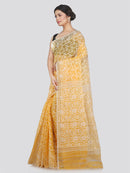 Women's Soft Cotton Jamdani Saree Without Blouse Piece