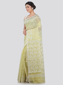 Women's Soft Cotton Jamdani Saree Without Blouse Piece