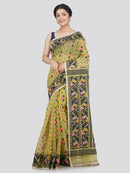 Women's Soft Cotton Jamdani Saree Without Blouse Piece