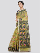 Women's Soft Cotton Jamdani Saree Without Blouse Piece