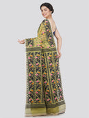 Women's Soft Cotton Jamdani Saree Without Blouse Piece