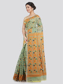 Women's Soft Cotton Jamdani Saree Without Blouse Piece