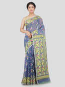 Women's Soft Cotton Jamdani Saree Without Blouse Piece
