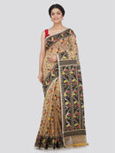Women's Soft Cotton Jamdani Saree Without Blouse Piece