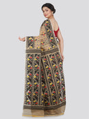 Women's Soft Cotton Jamdani Saree Without Blouse Piece