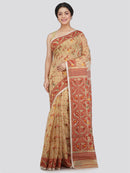 Women's Soft Cotton Jamdani Saree Without Blouse Piece