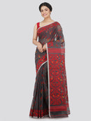 Women's Soft Cotton Jamdani Saree Without Blouse Piece
