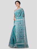 Women's Soft Cotton Jamdani Saree Without Blouse Piece