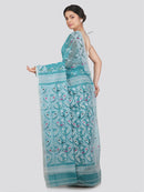 Women's Soft Cotton Jamdani Saree Without Blouse Piece