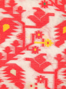 Women's Soft Cotton Jamdani Saree Without Blouse Piece