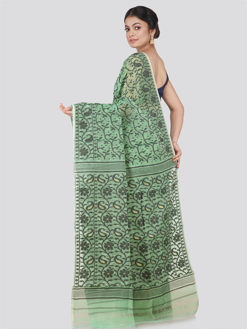 Handloom Women's Soft Cotton Jamdani Saree
