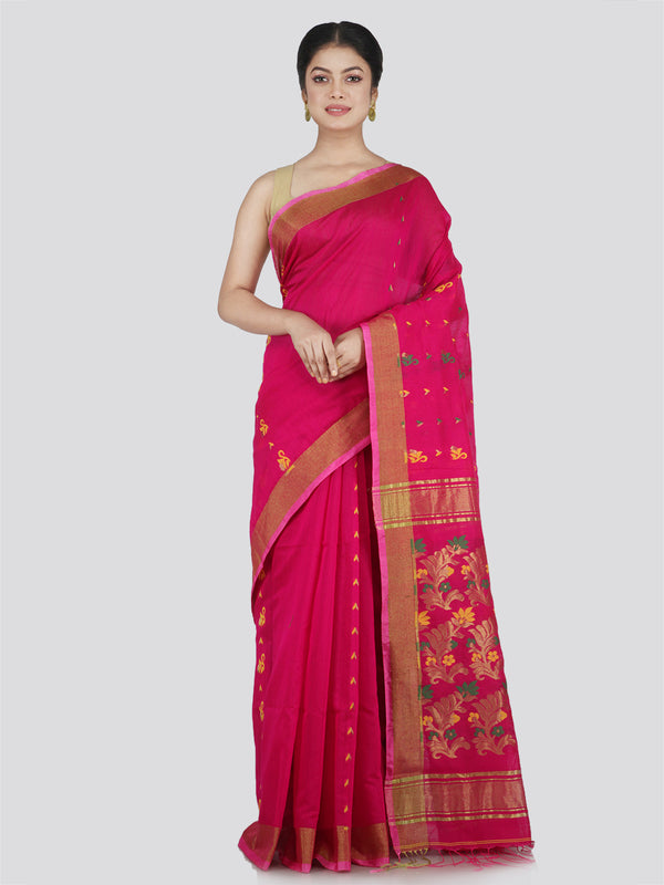 Handloom Women's Cotton Silk Saree