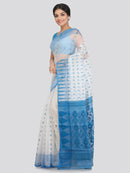 Women's Cotton Jamdani Saree Without Blouse Piece