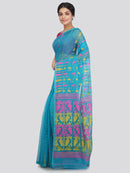 Women's Cotton Jamdani Saree Without Blouse Piece