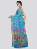 Women's Cotton Jamdani Saree Without Blouse Piece