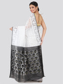 Women's Handloom Jamdani Saree without Blouse Piece
