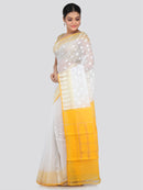 Women's Handloom Jamdani Saree without Blouse Piece