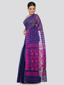 Women's Handloom Jamdani Saree without Blouse Piece