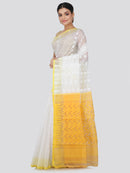 Women's Handloom Jamdani Saree without Blouse Piece