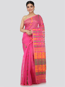 Women's Handloom Jamdani Saree without Blouse Piece