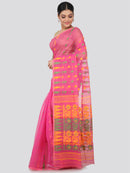 Women's Handloom Jamdani Saree without Blouse Piece