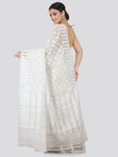Women's Handloom Jamdani Saree without Blouse Piece