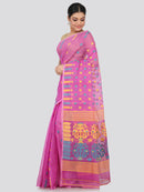 Women's Handloom Jamdani Saree without Blouse Piece