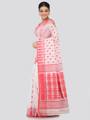 Women's Handloom Jamdani Saree without Blouse Piece
