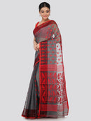 Women's Handloom Jamdani Saree without Blouse Piece