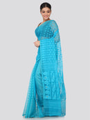 Women's Handloom Jamdani Saree without Blouse Piece