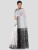 Women's Handloom Jamdani Saree without Blouse Piece