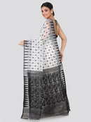 Women's Handloom Jamdani Saree without Blouse Piece