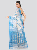 Women's Handloom Jamdani Saree without Blouse Piece