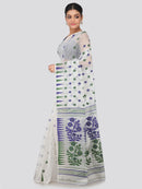 Women's Handloom Jamdani Saree without Blouse Piece