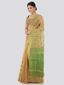Women's Pure Cotton Jamdani Saree Without Blouse Piece