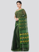 Women's Pure Cotton Jamdani Saree Without Blouse Piece