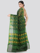 Women's Pure Cotton Jamdani Saree Without Blouse Piece