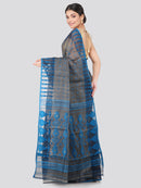 Women's Pure Cotton Jamdani Saree Without Blouse Piece