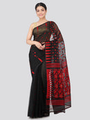 Women's Pure Cotton Jamdani Saree Without Blouse Piece