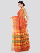 Women's Pure Cotton Jamdani Saree Without Blouse Piece