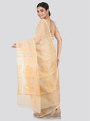 Women's Handloom Jamdani Saree without Blouse Piece