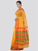 Women's Pure Cotton Jamdani Saree Without Blouse Piece