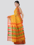 Women's Pure Cotton Jamdani Saree Without Blouse Piece