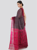 Women's Pure Cotton Jamdani Saree Without Blouse Piece