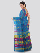 Women's Pure Cotton Jamdani Saree Without Blouse Piece