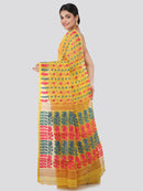 Women's Pure Cotton Jamdani Saree Without Blouse Piece