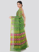 Women's Pure Cotton Jamdani Saree Without Blouse Piece