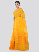 Women's Pure Cotton Jamdani Saree Without Blouse Piece