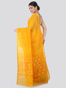 Women's Pure Cotton Jamdani Saree Without Blouse Piece