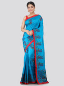 Women's Pure Silk Saree With Blouse Piece